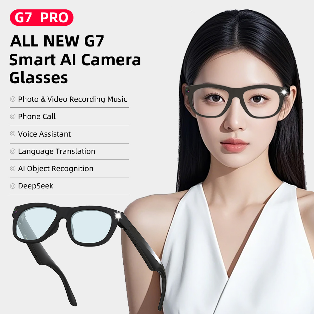 Smart glasses with camera